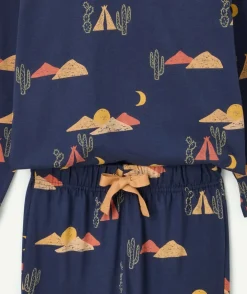 Pyjama coton garçon imprimé désert