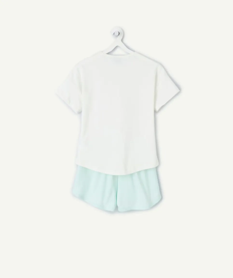 Pyjama deux pièces fille coton imprimé