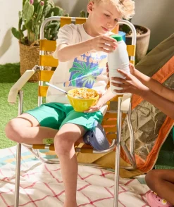 Pyjama deux pièces garçon coton blanc imprimé