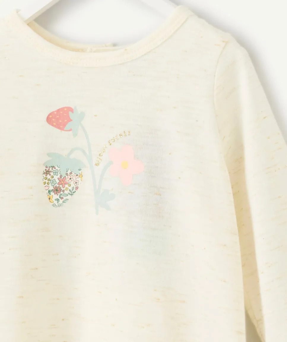 Pyjama en coton bébé fille imprimé