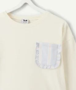 Pyjama fille rayé poche volantée
