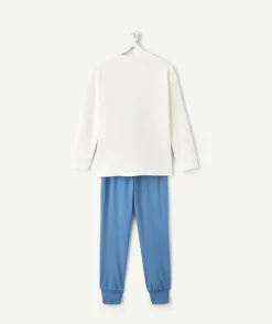 Pyjama long en coton garçon avec imprimé