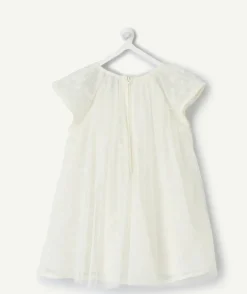 Robe avec bloomer bébé fille blanche broderies