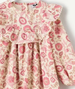 Robe bébé fille fleurie à volants