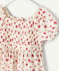 Robe bébé fille imprimée fleurs