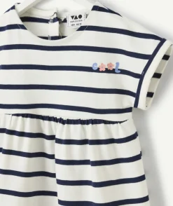 Robe bébé fille marinière