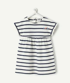 Robe bébé fille marinière