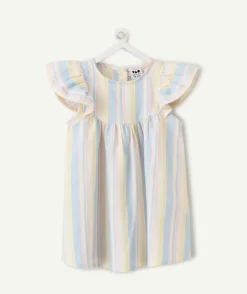Robe bébé fille rayée