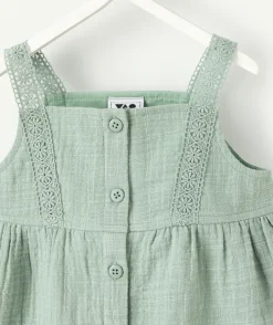Robe bébé fille verte