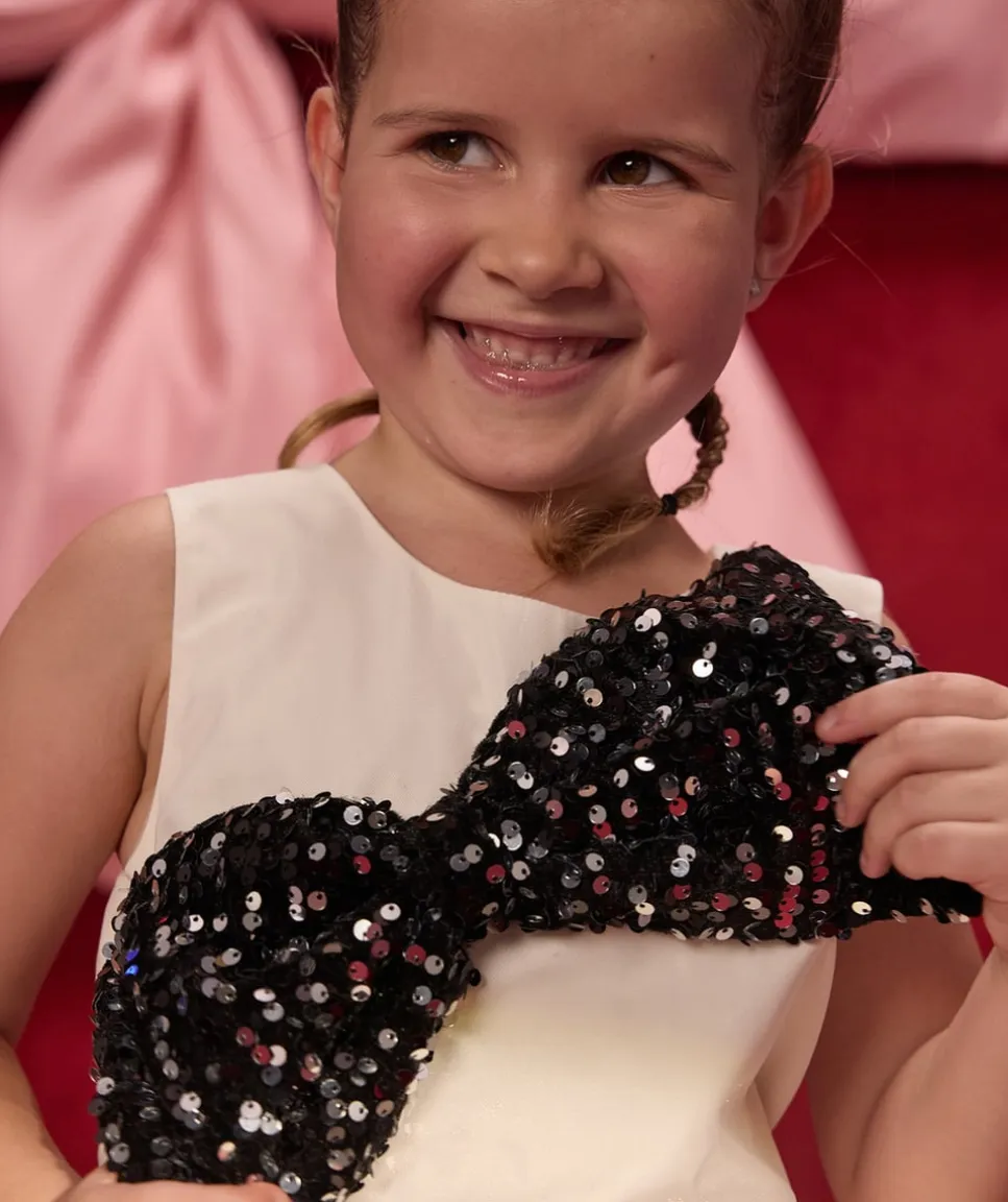 Robe créateur 2025 en tulle blanc pour fille