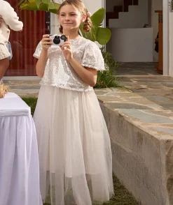Robe cérémonie fille en tulle