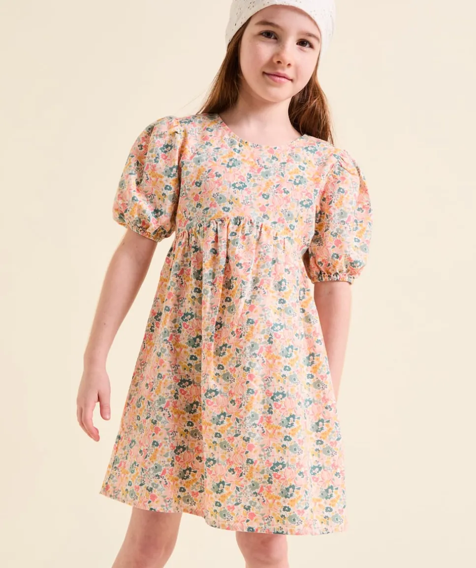 Robe cérémonie fille manches courtes