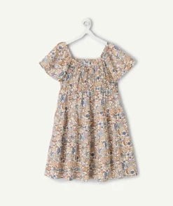 Robe fille imprimée à fleurs