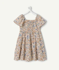 Robe fille imprimée à fleurs