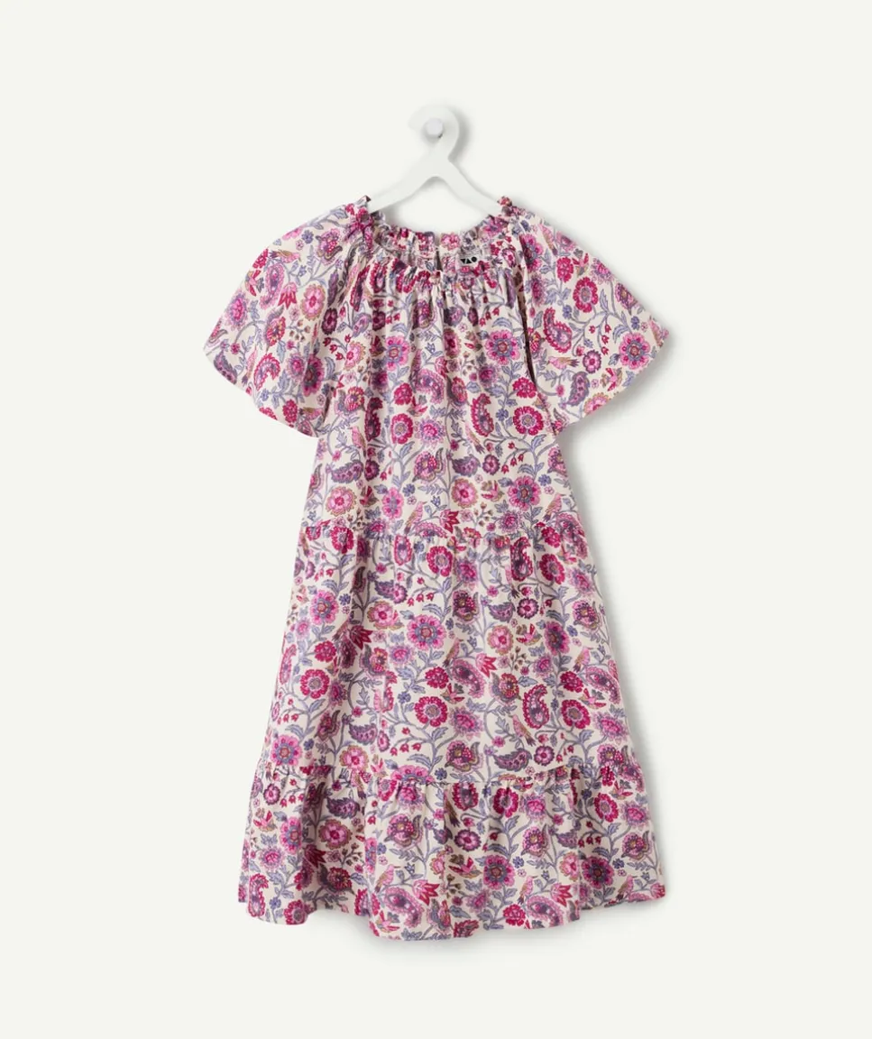 Robe fille imprimé fleuri