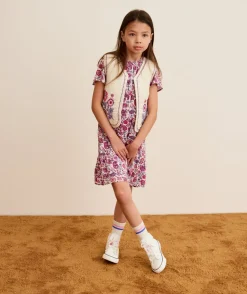 Robe fille imprimé fleuri