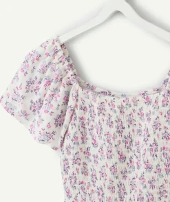 Robe fille imprimé fleuri