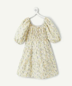 Robe fille imprimé floral