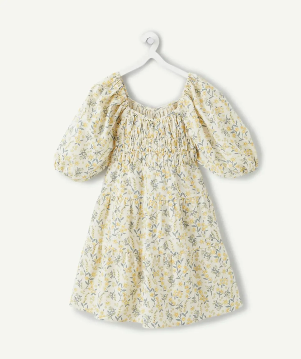 Robe fille imprimé floral