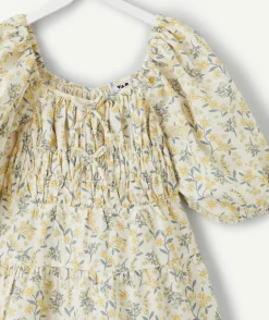 Robe fille imprimé floral
