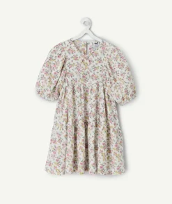 Robe fille imprimé floral