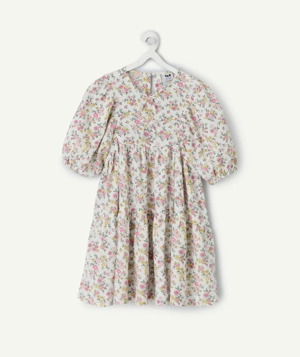 Robe fille imprimé floral