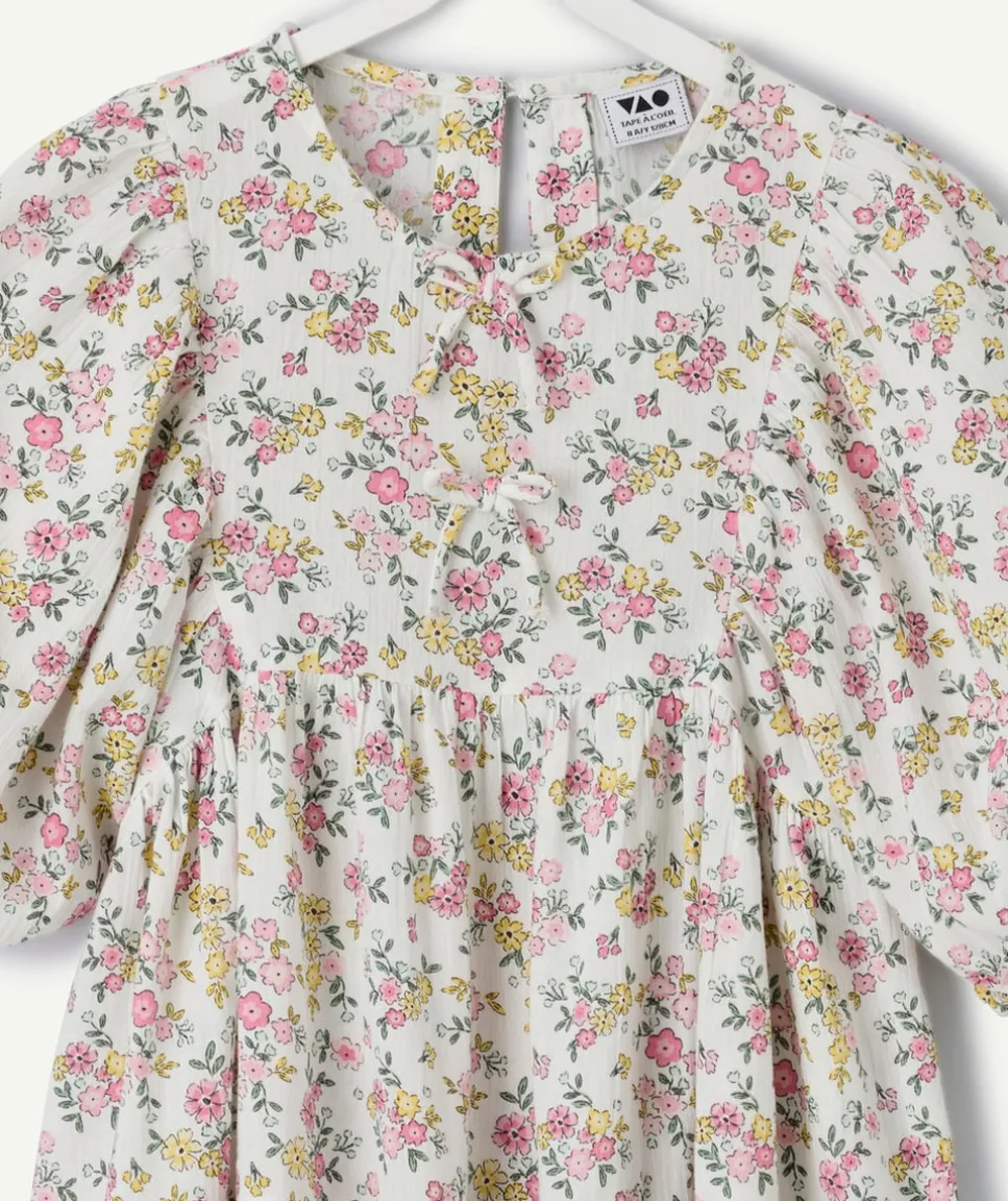 Robe fille imprimé floral