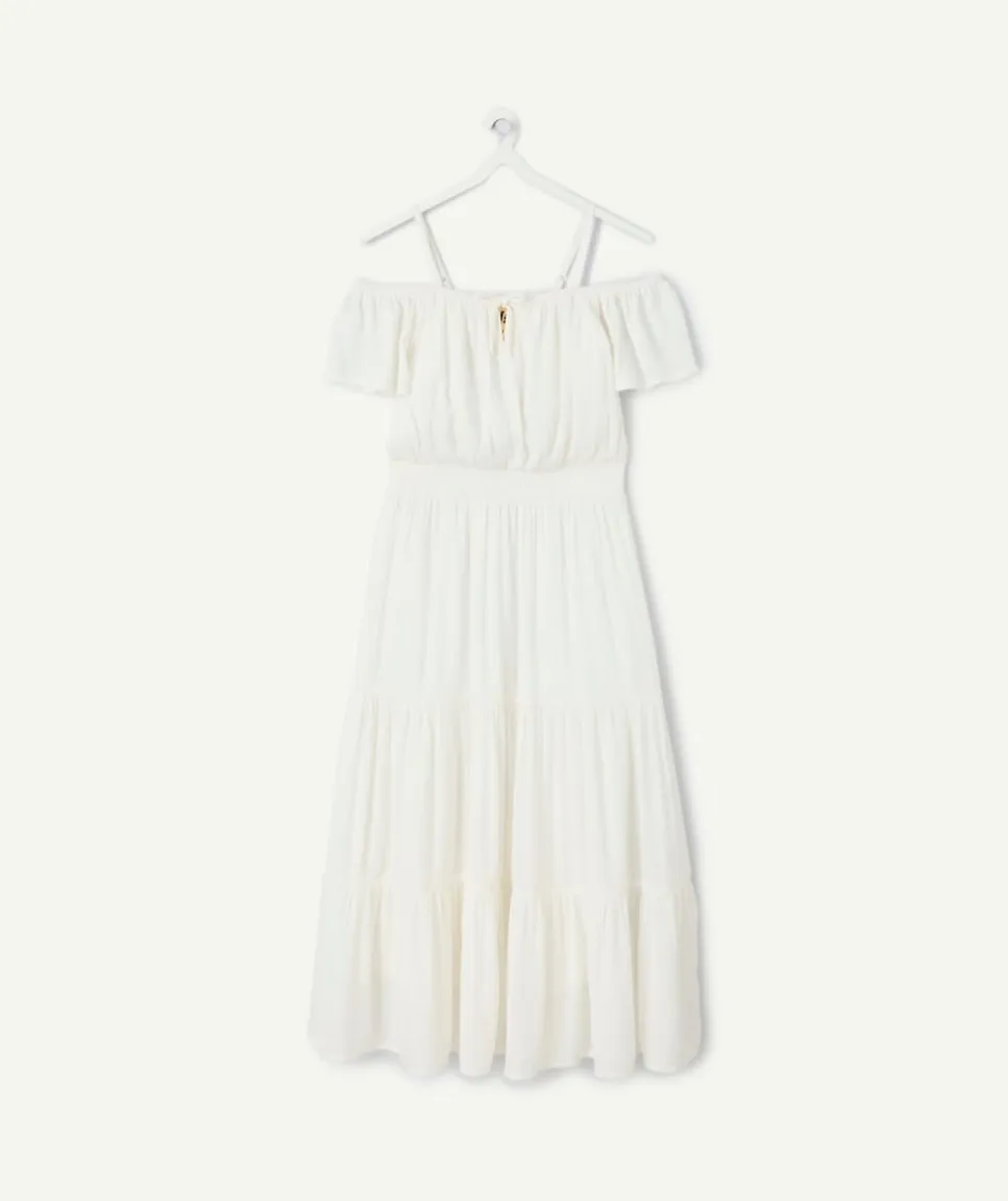 Robe fille longue blanche
