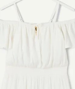 Robe fille longue blanche