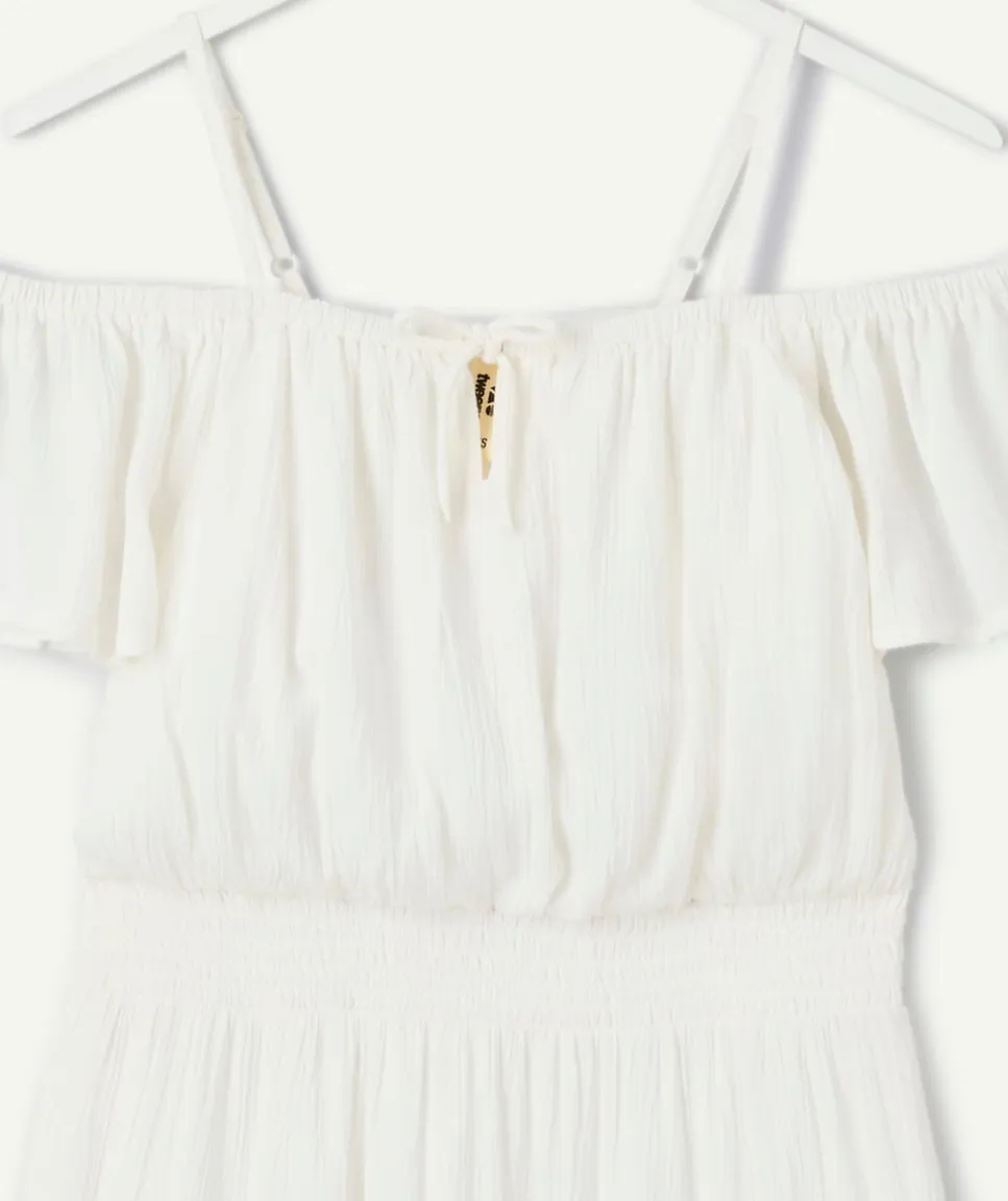 Robe fille longue blanche