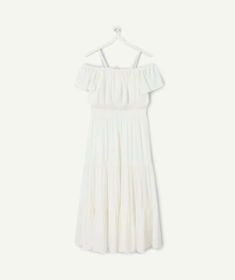 Robe fille longue blanche