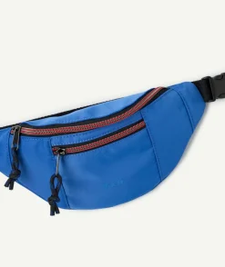 Sac banane garçon bleu fermeture zippée
