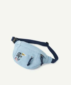 Sac banane garçon denim bleu