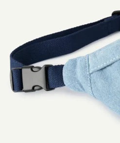 Sac banane garçon denim bleu