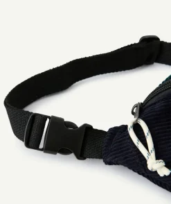 Sac banane garçon velours vert