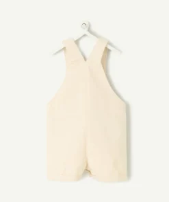 Salopette bébé fille écrue boutonnée