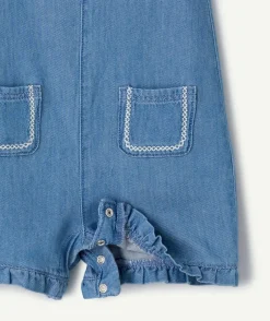 Salopette bébé fille en denim
