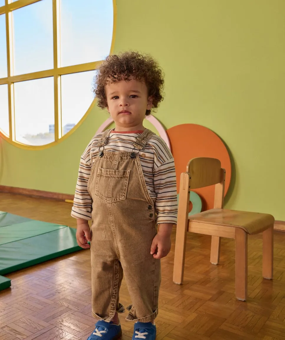 Salopette bébé garçon beige