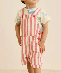 Salopette bébé garçon rayée
