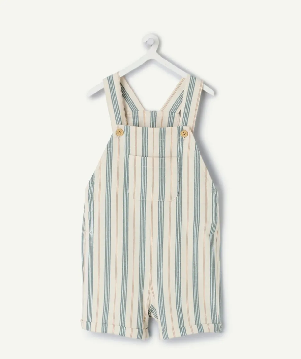 Salopette bébé garçon rayée