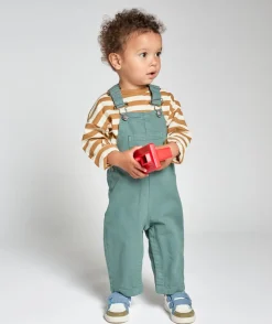 Salopette bébé garçon verte