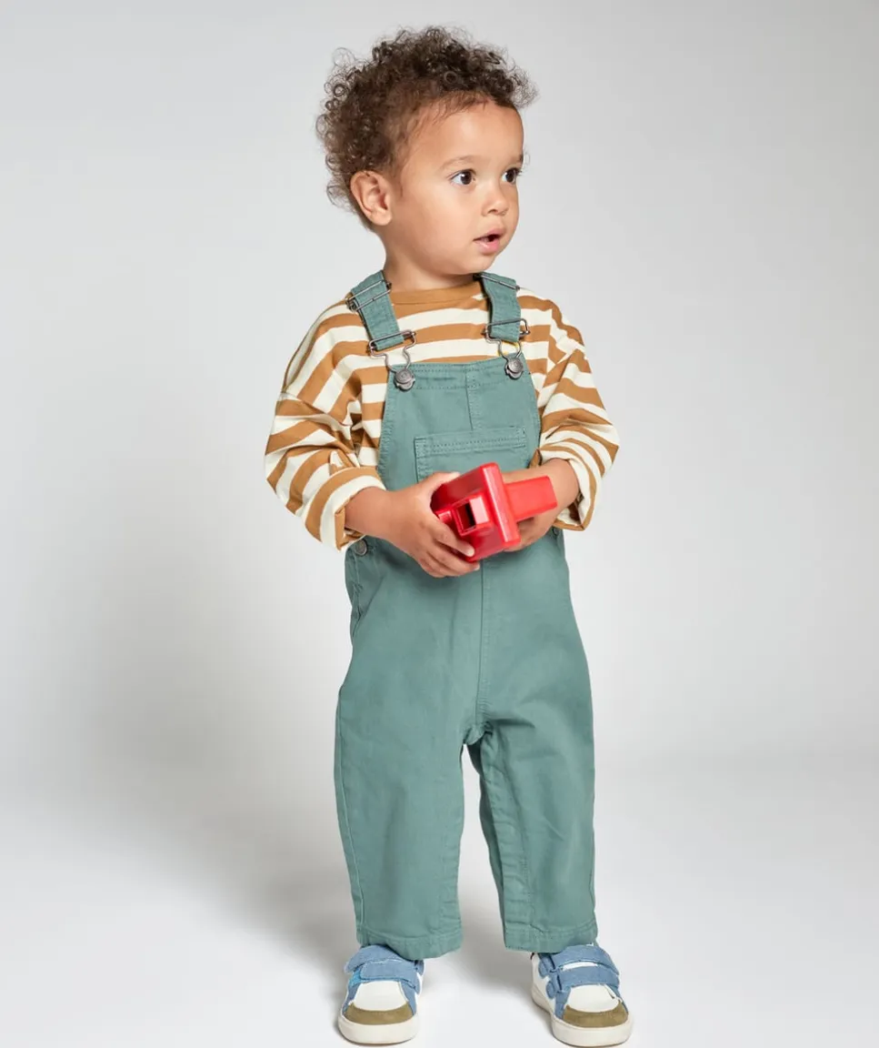 Salopette bébé garçon verte
