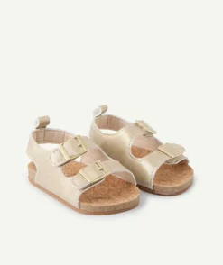 Sandales bébé fille couleur dorée