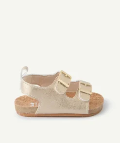 Sandales bébé fille couleur dorée