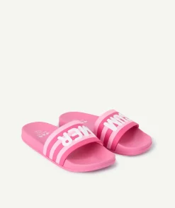 Sandales fille rose imprimé