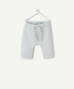 Sarouel naissance garçon gris chiné