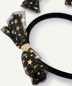Set de 3 accessoires cheveux pour fille thème étoiles