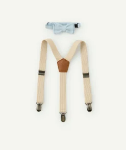 Set de bretelles et nœud papillon bébé garçon