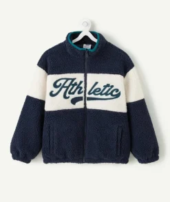Sherpa garçon zippé colorblock marine
