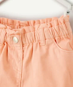 Short bébé fille couleur pêche